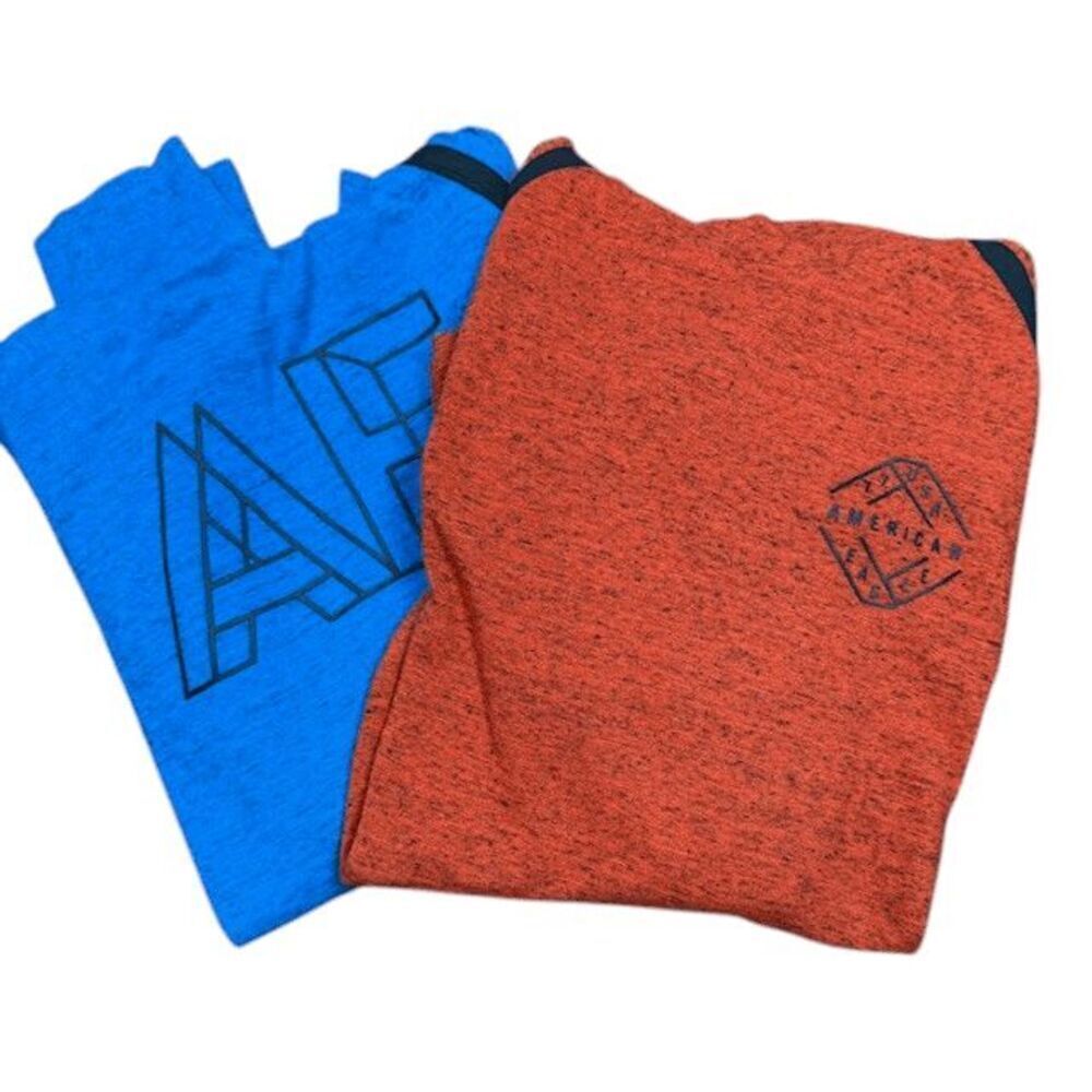 American Eagle Flex Performance Hoodie Bundle Blue Orange Rust Medium
